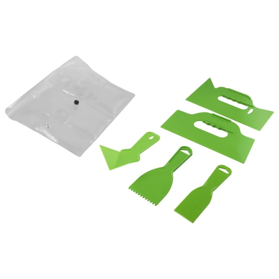 BUYISI 5pcs Plastic Scraper Putty Finisher Cleaning Removal Tool For Floor Wall Tile