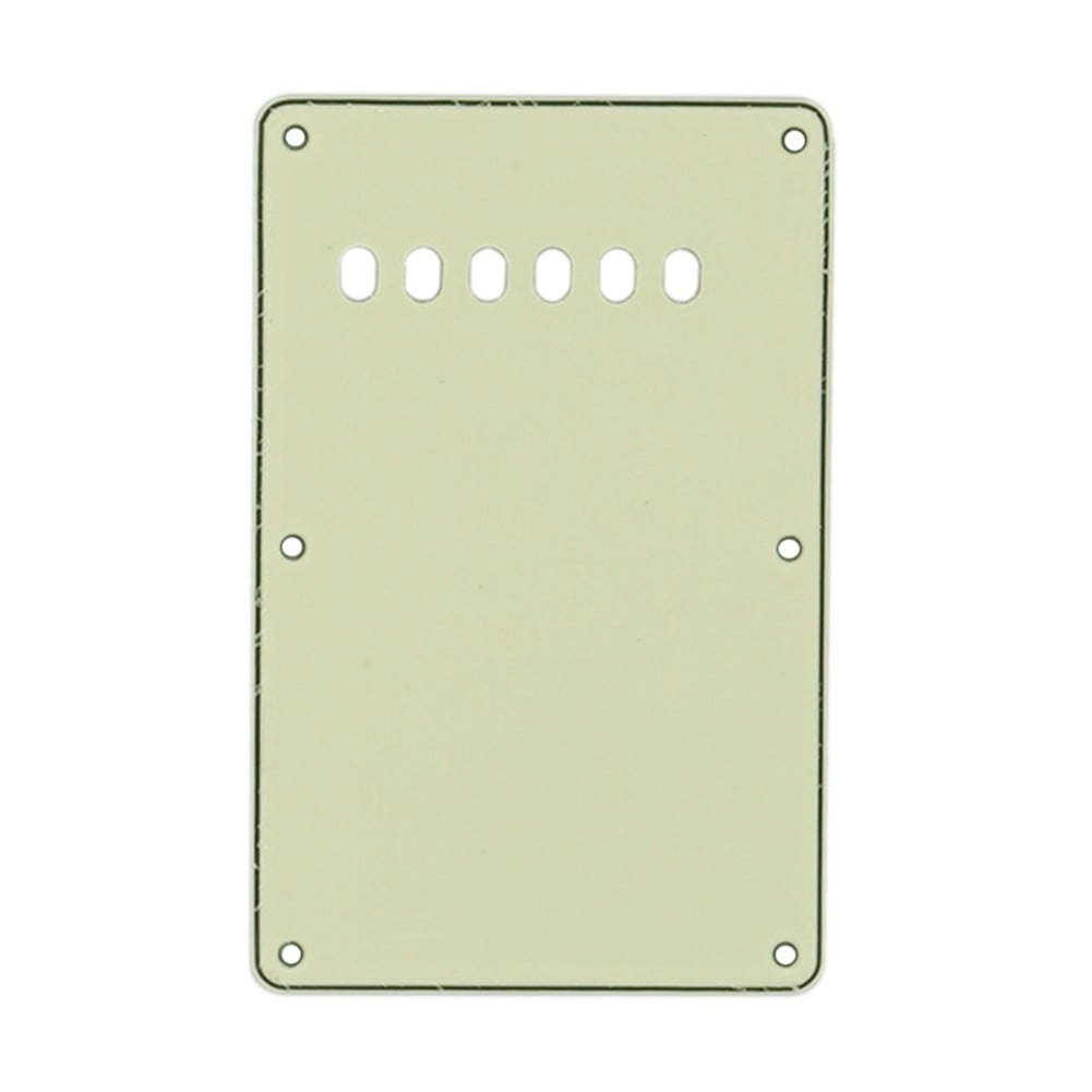BUYISI 6 Holes 3 Plys Tremolo Cavity Cover Back Plate for Strat SQ