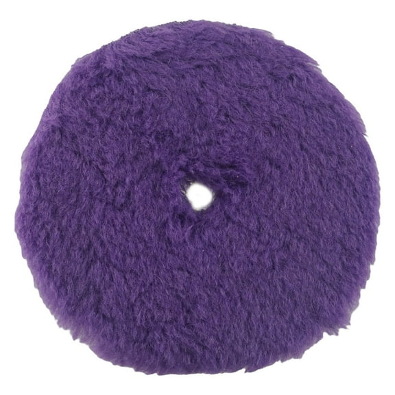 BUYISI 6 Inch Purple Wool Polishing Pad Car Paint Polishing For Buffer Polisher Use