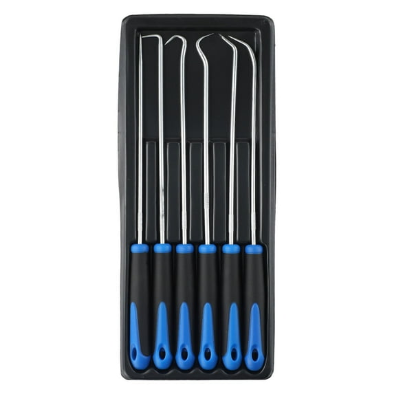 BUYISI 6Pcs/Set Oil Seal O-Ring Seal Remover Hook Tool Set Extra Long O-Ring Seal Gasket Puller Remover Pick Hooks Tools Sealing Tools