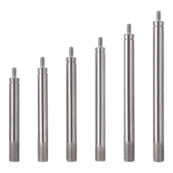 BUYISI 6pcs Dial Indicator Extension Stem Rod,30 40 60 80 100 150mm included for M2.5