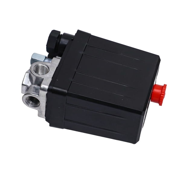 BUYISI Air Compressor Pressure Switch Control Valve Replacement Parts 90-120 PSI 240V 4 Port Manifold Relief Regulator