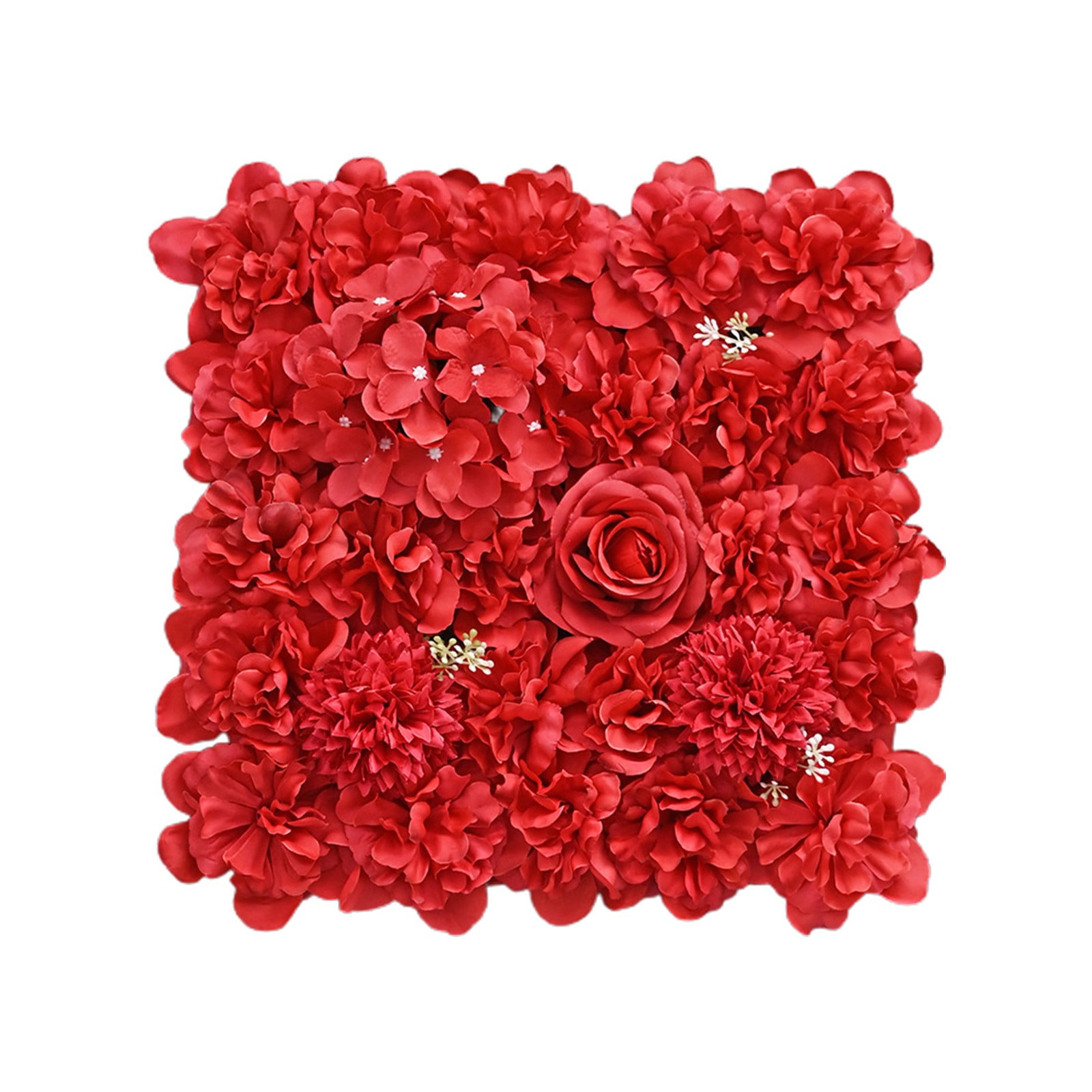 BUYISI Artificial Flowers Wall Background 3D Flower Wall Panels Wedding