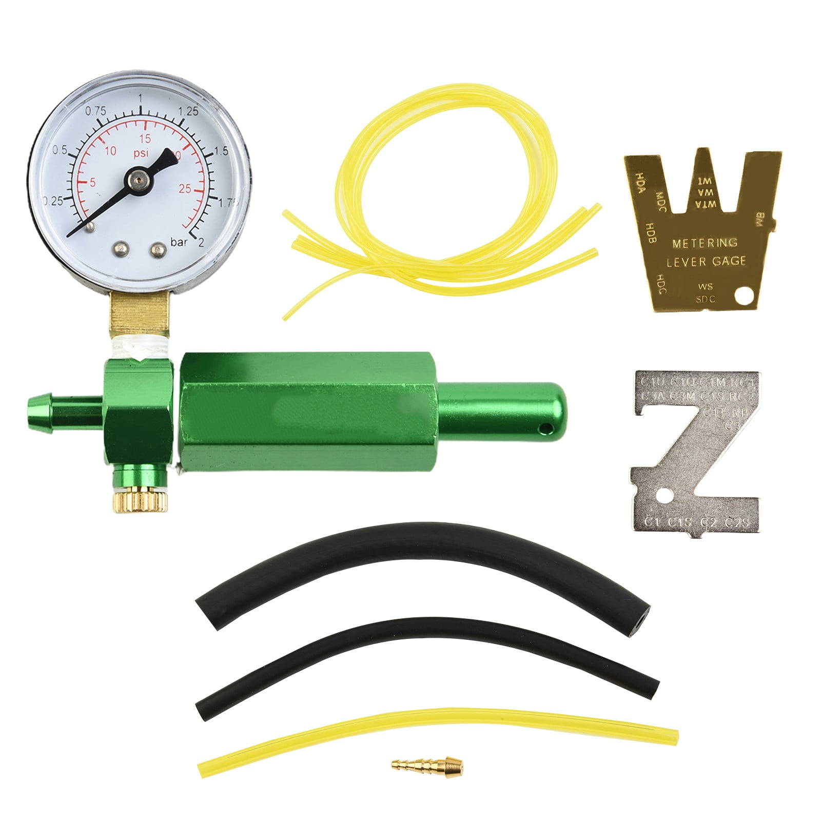 BUYISI Carb Carburetor Leak Detector Pressure Test Gauge Kit For Walbro