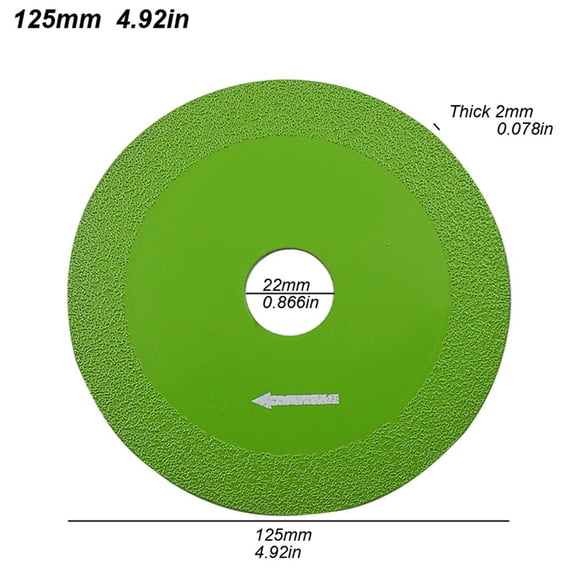 BUYISI Diamond Saw Blade for Precision Cuts in Tile Glass and Jade Projects at Home 125mm