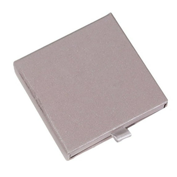 BUYISI Drawer Type Jewelry Packaging Box Necklace Jewelry Box Gift Packaging Box Silver Gray 8CM