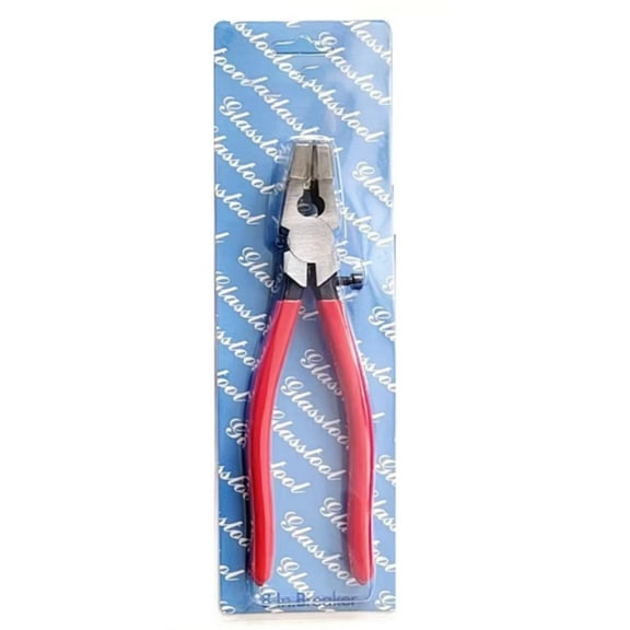 BUYISI Flat Nose Draw Tong Jewelry Pliers Wire Drawing Pliers with Adjustment Function Red