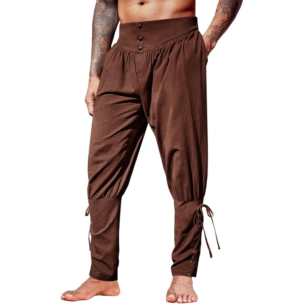 BUYISI Gothic Style Mens Trousers For Cosplay Perfect For Medieval buyisi-gothic-style-mens-trousers-for-cosplay-perfect-for-medieval