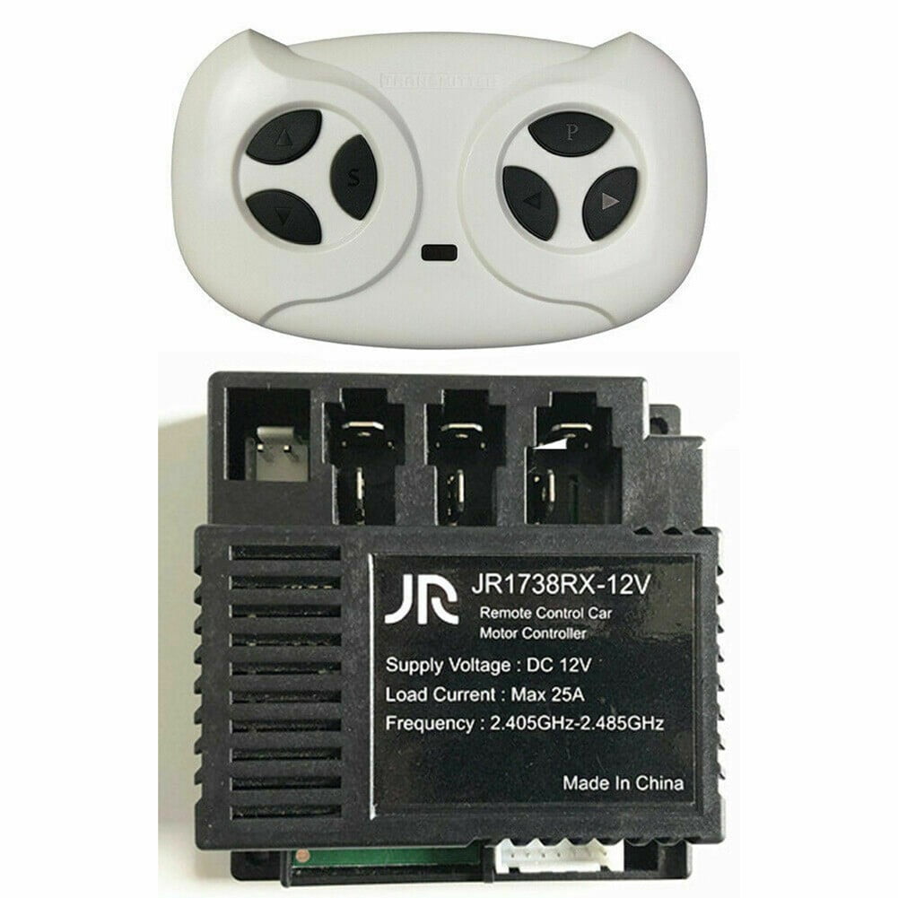 Zeroupshop Telecomando per auto elettrica per bambini, 2,4 G, kit ricevitore radiocomandato, 12 V, veicolo elettrico per bambini (set completo 5 pin B