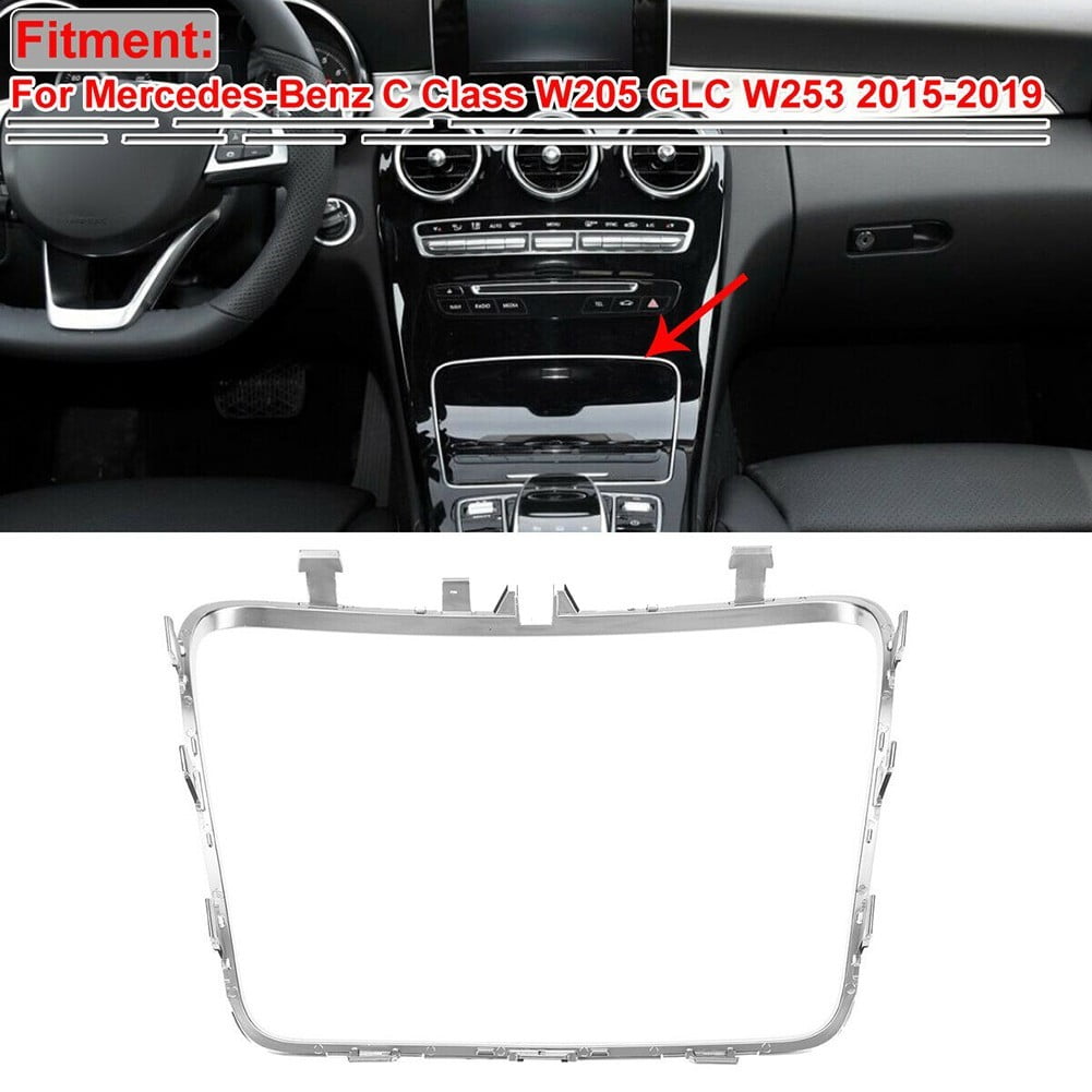 BUYISI Inner Water Cup Holder Frame Trim For Mercedes-Benz C Glc Class W253  W205 15-19 