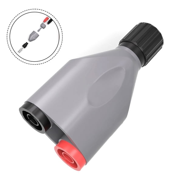BUYISI Insulated For BNC to Dual 4mm Safety Banana Adapter Compatible with Measuring Instruments and Automotive Devices