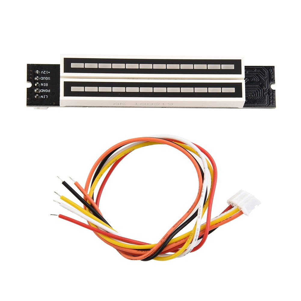 BUYISI Light Music Spectrum LED Amplifier VU Meter Audio Indicator ...