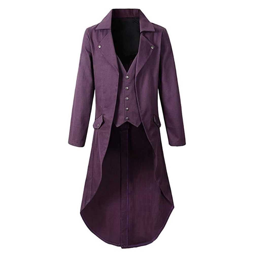 BUYISI Mens Medieval Victorian Tuxedo Gothic Steampunk