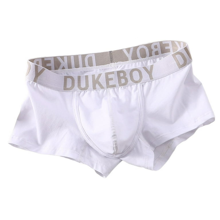 BUYISI Mens Soft Low Rise Sexy Nylon Mesh Boxer Briefs Breathable Stretch  Shorts Trunk White XXXL