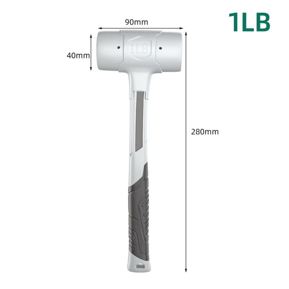 BUYISI Rubber Hammer Tiles Knocking Floor Decoration Leather Hammer Leveling Hammer 1P