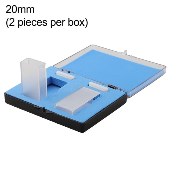 BUYISI Sealable Quartz Cuvettes (2pcs) for Laboratory Infrared Spectroscopy Instruments 20mm