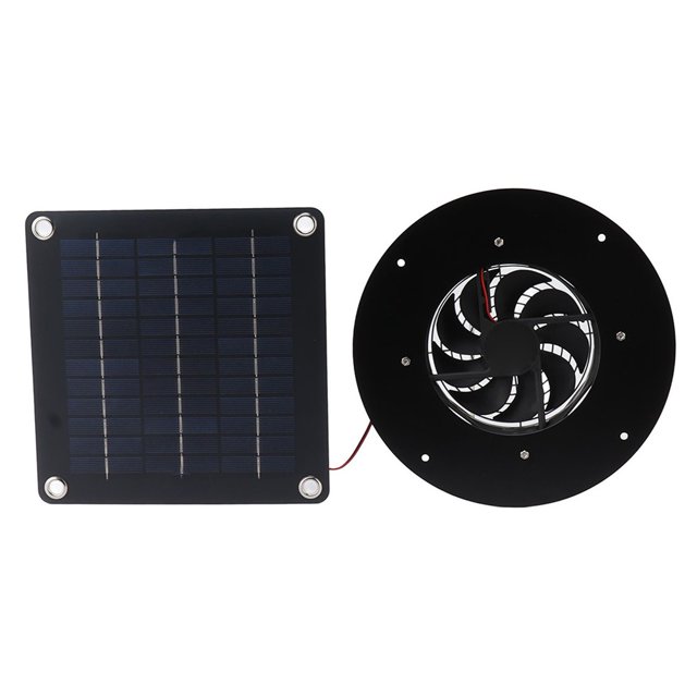 BUYISI Solar Attic Fan 20W Quiet Operation Solar Powered Exhaust Fan