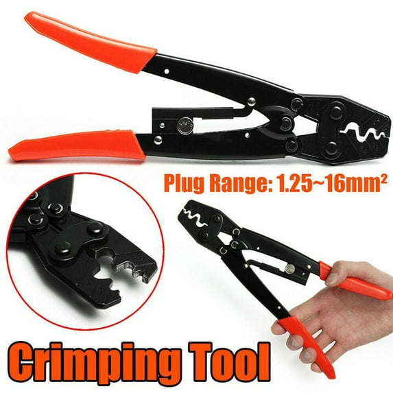 BUYISI Spine Wheel Type Labor-saving Terminal Crimping Tools For 1.25-16mm² 16-6AWG Terminal Electrician Specific Crimping Pliers
