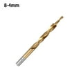 thumbnail image 1 of BUYISI Step Drill Bit Pocket Hole Drill Bit Gold HSS Step Drill Bits for Perfectly Smooth Holes 8 4/9 5/10 5/10 6/12 8mm 8-4mm, 1 of 9