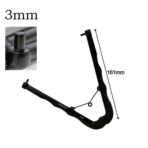 BUYISI User Friendly Adjustable Spanner Wrench for Various For Round Nut Sizes 3mm
