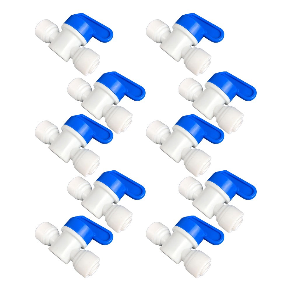 BUYISI Water purifier 2 points backwash ball valve 1/4 quick connect