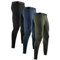 thumbnail image 1 of BUYJYA 3Pack Men's Athletic Pants Gym Tights Mens Leggings for Sports Yoga Workout Clothes, 1 of 7
