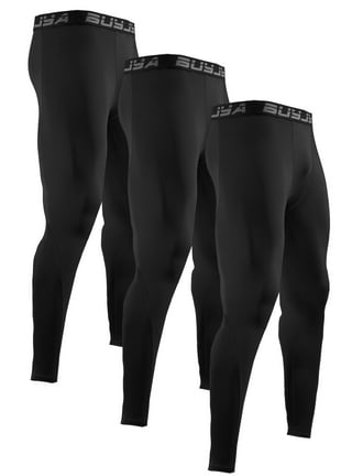 DEVOPS 2 Pack Men's Compression Pants Athletic Leggings (Medium