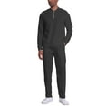 thumbnail image 1 of BUYJYA Men's 2Pieces Tracksuit Casual Quarter Zip Long Sleeve Top and Pants for Jogging Tennis Golf and Running, 1 of 6