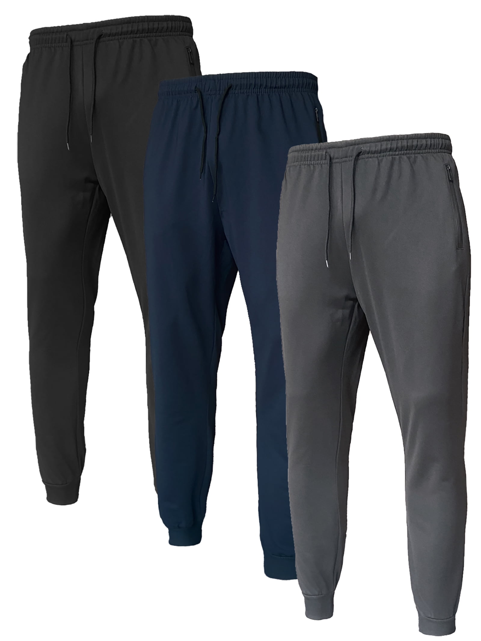 kpoplk Men's Pants,Mens Sweatpants Running Stretch Drawstring Pocket  Sweatpants Slim Pants Sports Joggers Fashion Jogging Sweat Pants(Pink,S)