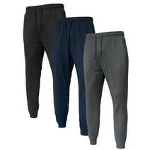 Mens Sweatpants Loose Stretch Active Track Joggers Pockets Gym Workout ...