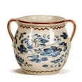 thumbnail image 1 of BUYMAX Vintage Ceramic Flower Pot with Handles, pretty Blue Planter with Drainage Hole for Succulents, Indoor Outdoor Farmhouse Home Decor, 1 of 9