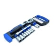 thumbnail image 1 of BUYOHLIC 1/4'' Inches Drive Extendable Ratchet socket wrench set 12 Pcs, 1 of 9