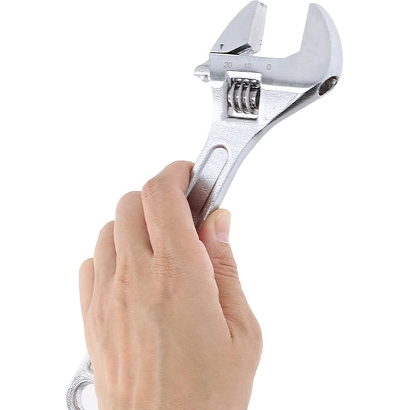 BUYOHLIC Adjustable Wrench Set Chrome Vanadium Steel Wrenches Set (10'' Inches)