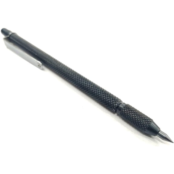 BUYOHLIC Carbide Pen Point Tipped Scribing Pen Tool Scriber Craft Tool-Knurled Body Machine Tools