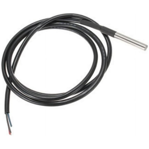 BUZIFU 2 PCS DS18B20 Waterproof Temperature Sensors Transducer Thermal Probe Compatible with DIY Arduino Raspberry Pi Etc.