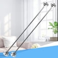 thumbnail image 1 of BUZIFU 2 Pcs Cabin Hook Stainless Steel Eye Latch Gate Latch Eye Shed Gate Door Latch Barn Door Latch Door Stays Swivel Gate Door Latch Hook with Mounting Screws for Shed Gate Garage Door, 16 inch, 1 of 3