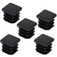 thumbnail image 1 of BUZIFU 20 PCS Plastic Plugs Square 25 * 25mm Ribbed Tube Anti-Slip Mat Cap Inner Insert Plug for Chairs Desks Tables Beds, 1 of 7
