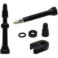 thumbnail image 1 of BUZIFU 2pcs Tubeless Valve Stem Presta Tubeless Valve Kit Universal Bicycle Valve Stem Core Copper with Valve Cap Dust Covers and Valve Core Remover Tool for Road MTB Bike Tubeless Tyres (40mm), 1 of 6