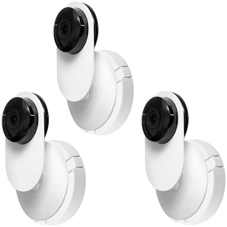 BUZIFU 3Pcs Camera Mount for YI Home Camera YI Camera Bracket YI Home Camera Mount Accessories Surveillance Camera Wall Mount Holder Stand Kit 360 Degree Swivel Adjustable Mount for Security Camera