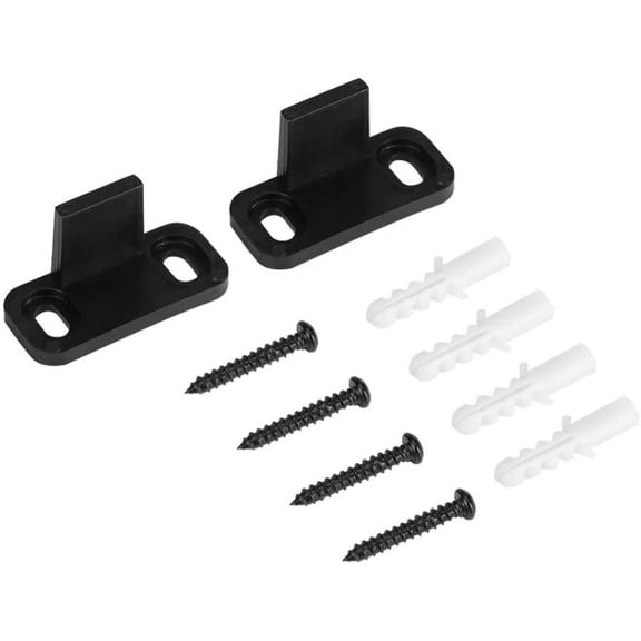 BUZIFU Adjustable Bottom Floor Guide Clip Quiet and Smooth Sliding for Barn Door with Screws