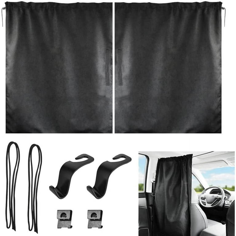 BUZIFU Car Divider Privacy Curtains Sun Shades Side Window Covers