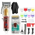 thumbnail image 1 of BUZIFU Electric Cordless Barbers Hair Clippers and Shaver Beard Trimmer Set Transparent LED Display, 1 of 7