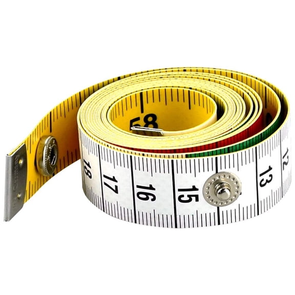 BUZIFU Measuring Tape Soft Tape Measure Dual Sided Body Measuring Ruler Sewing Cloth Tailor Tape Fabric Tape Measure Dressmaking for Family Measure Chest/Waist Circumference, 60inch/150cm
