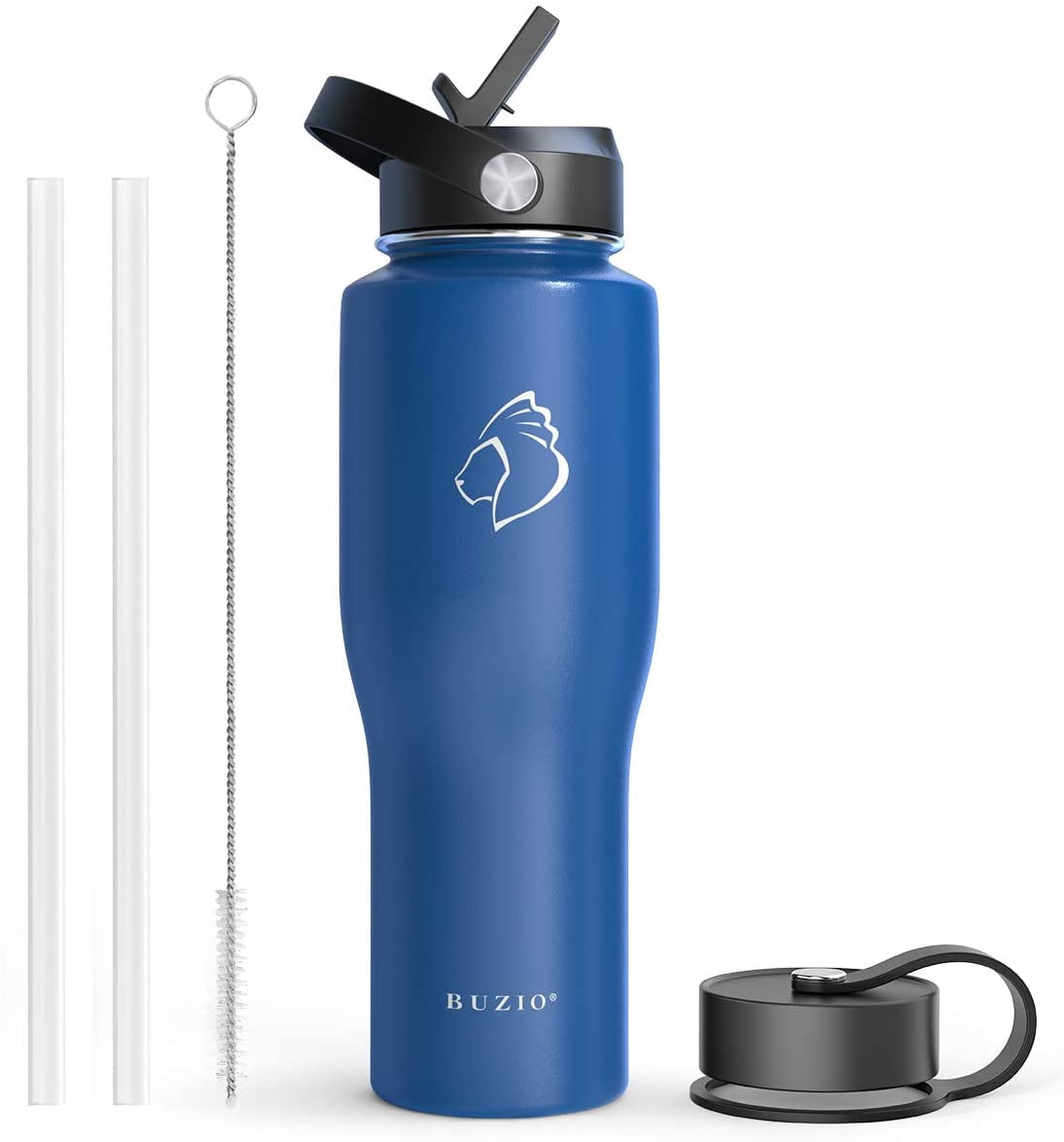https://i5.walmartimages.com/seo/BUZIO-32-Oz-Stainless-Steel-Vacuum-Insulated-Water-Bottle-Tumbler-Travel-Flask-with-Straw-Lid-and-Flex-Cap-Fit-in-All-Car-Cup-Holder_c7c4334e-32d4-4cdf-bf73-8da9fe40b30d.e1bd4d8151c2fb0174296a3463dfb837.jpeg