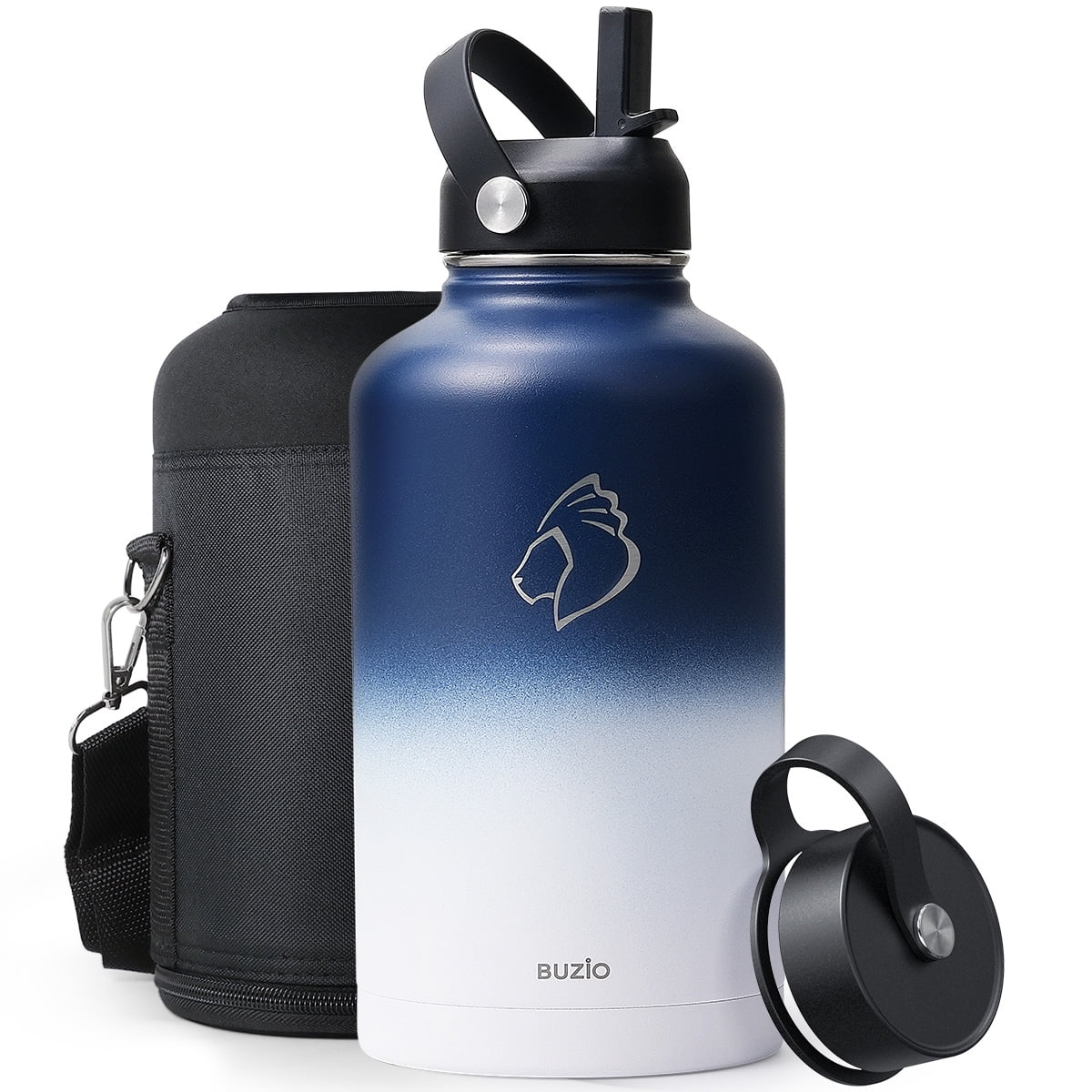 Arslo Stainless Steel Insulated Water Bottle - Double-Wall Vacuum, Straw Lid & Handle, Keeps Drinks Cold - View #6