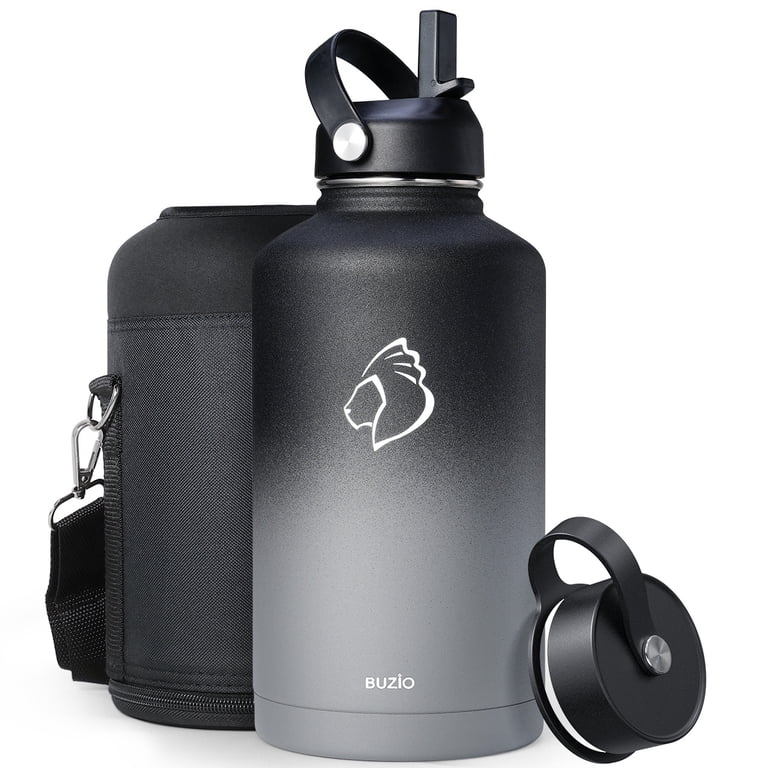 2 In 1 Straw And Spout Lid 128 Oz Gallon Water Bottle With 2-in-1 Lid -  Vacuum Insulated Stainless Steel, Straw & Spout Stainless Steel Disposable Water  Bottles