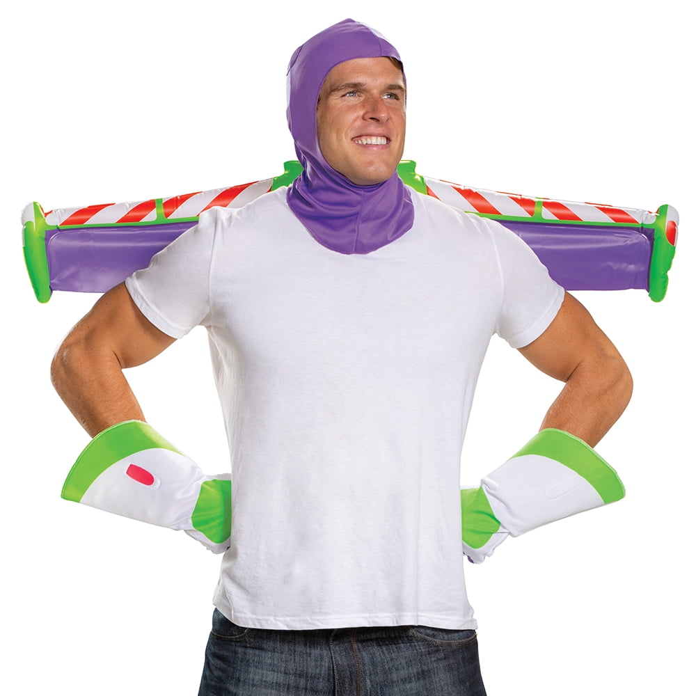 Disney Toy Story Buzz Lightyear Halloween Accessory Kit for Adults, Adult One Size, by Disguise
