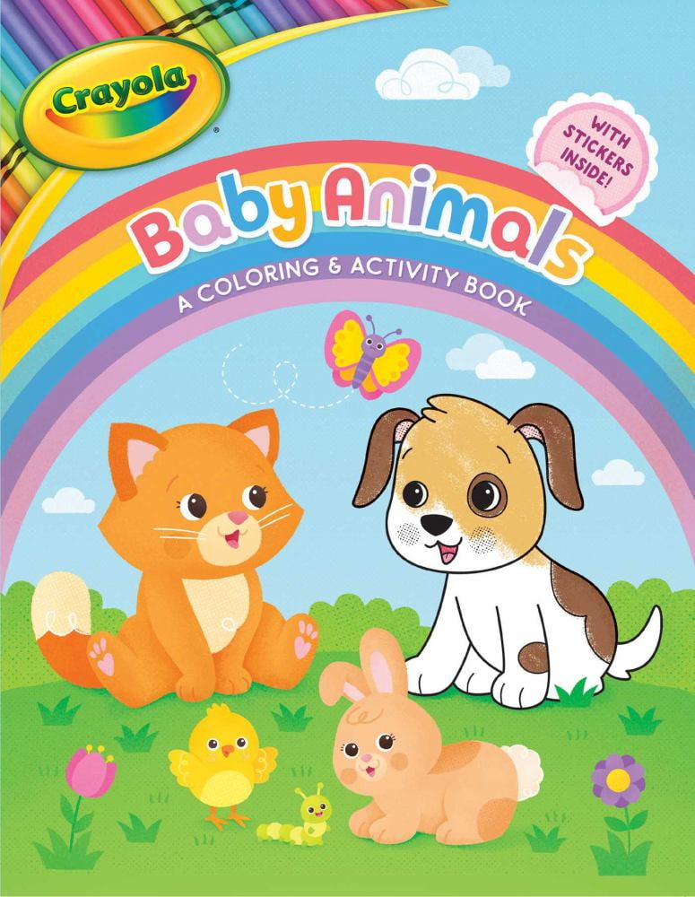 BUZZPOP: Crayola: Baby Animals (A Crayola Baby Animals Coloring Activity Book for Kids) (Paperback)