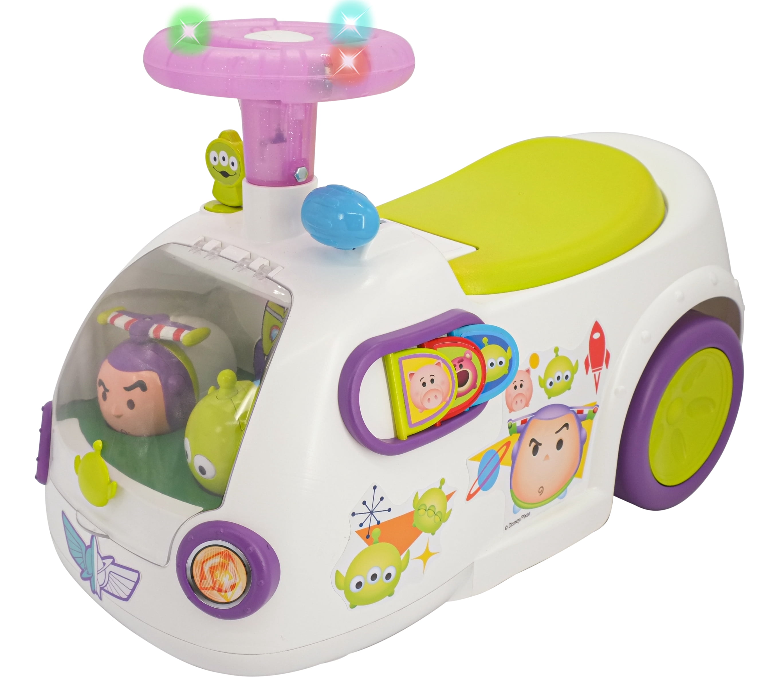 Kiddieland Disney Toy Story Buzz Zoom Ride-on with Zoom Cars Playset (For 12-36 months, 25kg/ 55 lbs.)