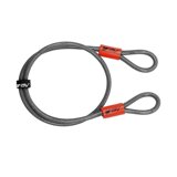 Stainless Steel Cable Double Loop Braided Steel Cable Flexible Lock Cable U-Lock Padlock Wire Rope With